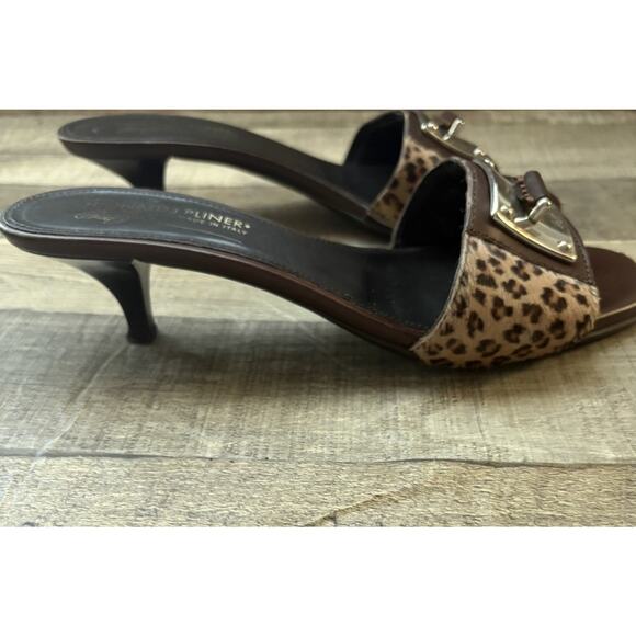 Donald J Pliner Kim Leopard Print Slide Size 8 1/2 M - Picture 6 of 8